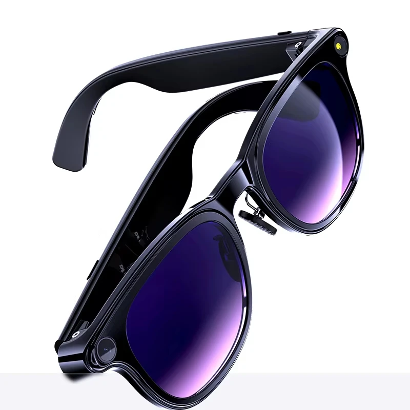 

2026 AI Smart Glasses with 8MP Camera Video Recording 20+ Languages Translation Sunglasses Bluetooth Call Music Play Men Women