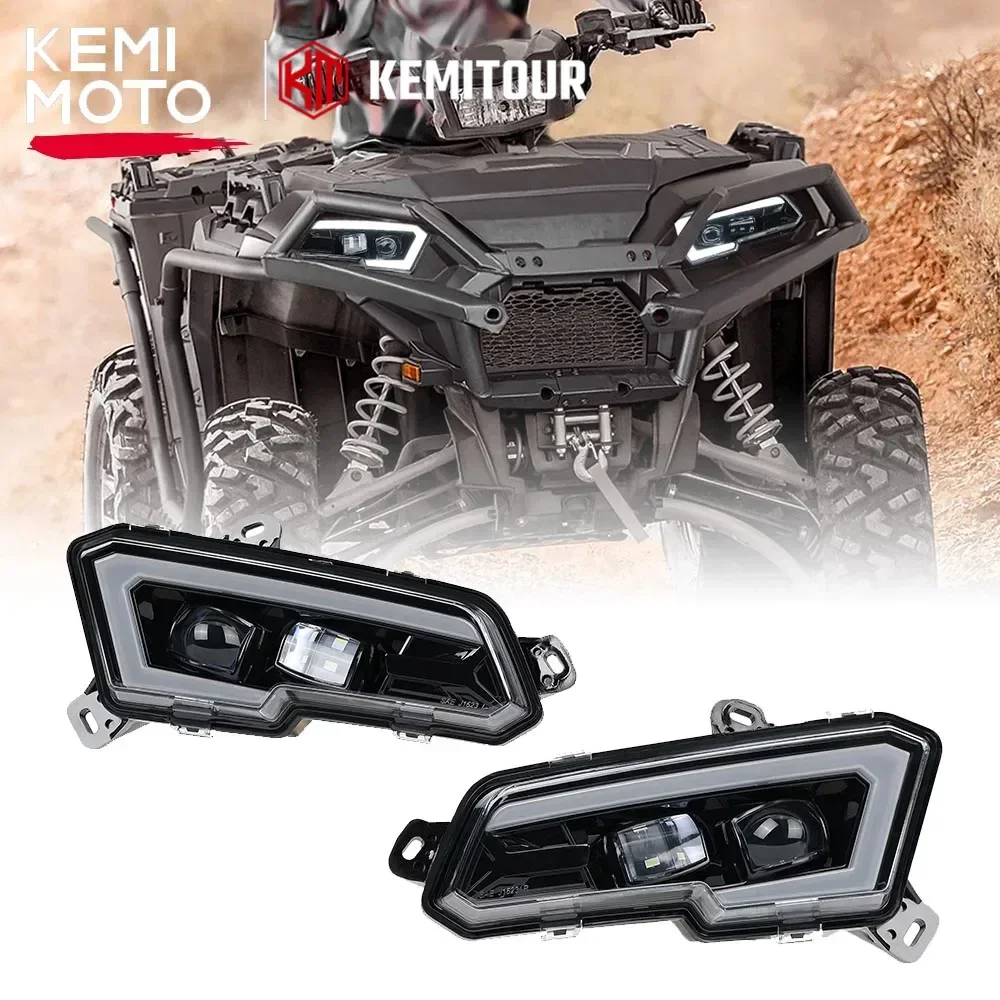 

KEMIMOTO ATV LED Headlight Front Light #2884859 Compatible with Polaris Sportsman XP 1000 450 570 850 XP 1000 S 2017-2024 2025