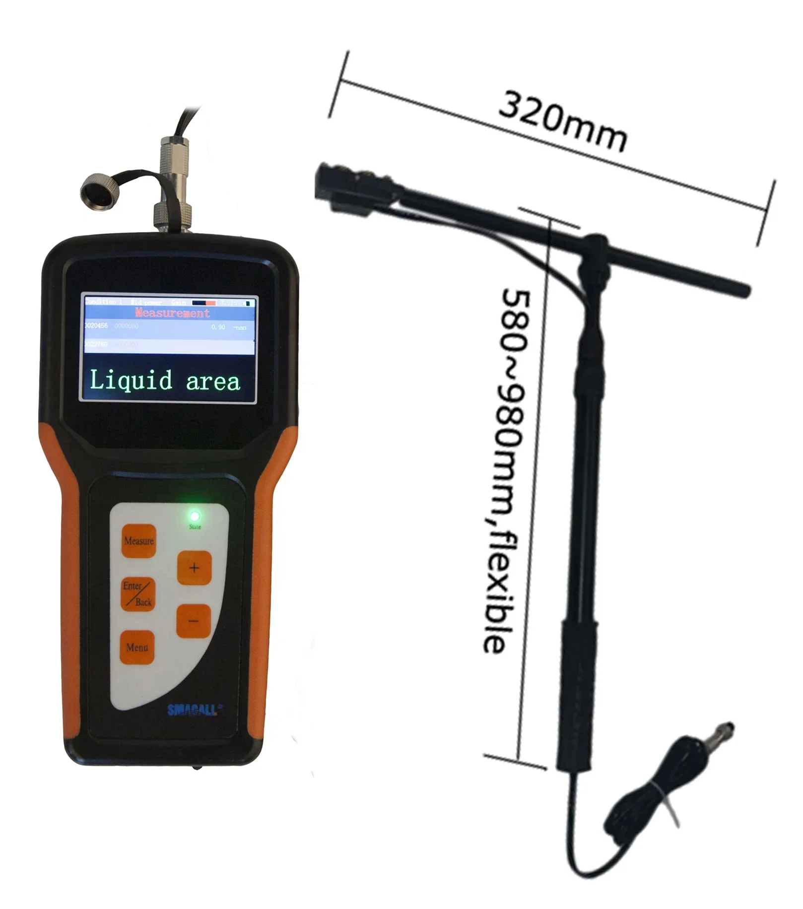 Portable Ultrasonic Liquid Level Indicator for CO2 Cylinder with Accurate Results By Generating An Ultrasonic Sound Wave