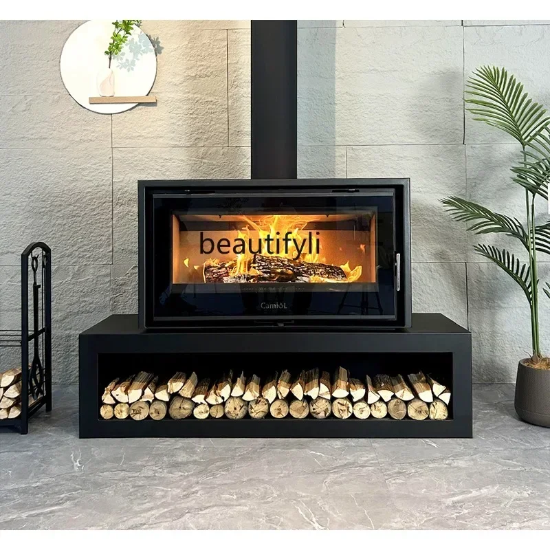 a50 Fireplace winter winter heating real fire burning firewood home villa bed and breakfast heater French European style