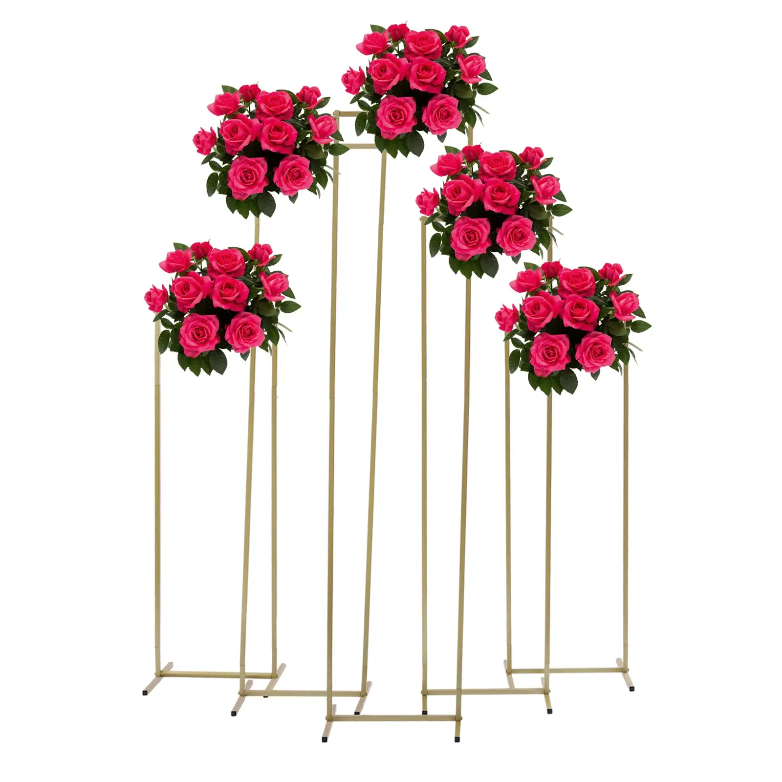 

Прямоугольный золотой комплект арки для воздушных шаров, геометрическая арка, подставка для свадебной арки, металлический фон, подставка для арки, кашпо для церемонии, свадьбы, вечеринки