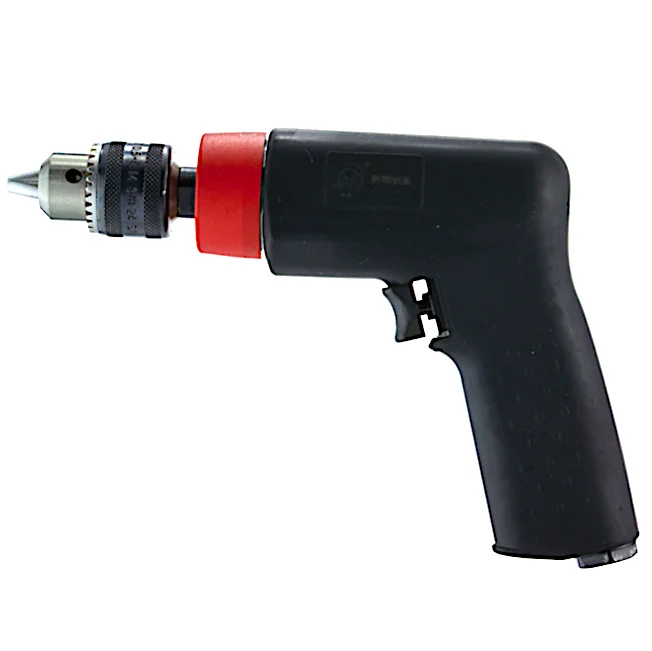 TY13114 Industrial Pneumatic Pistol Grip Drill .65 hp | 1,400 Rpm | 3/8