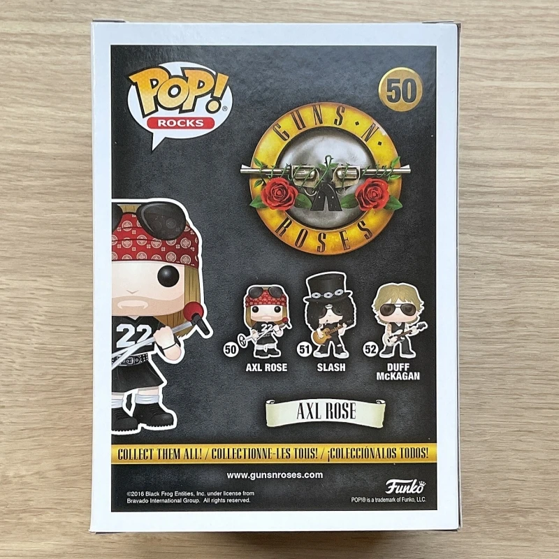 Rocks Guns N' Roses Axl Rose #397 Chase #50 Funko Pop! Original Vinyl Figure Music Collectible Model Desktop Ornament Toy Gift - view 3