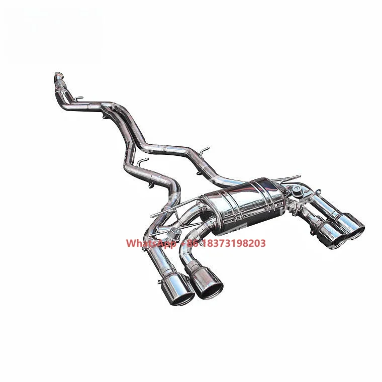 

High Performance Exhaust System with Electronic Valve Muffler and Drain Pipe Suitable for M2 M2c G87 N55 F87