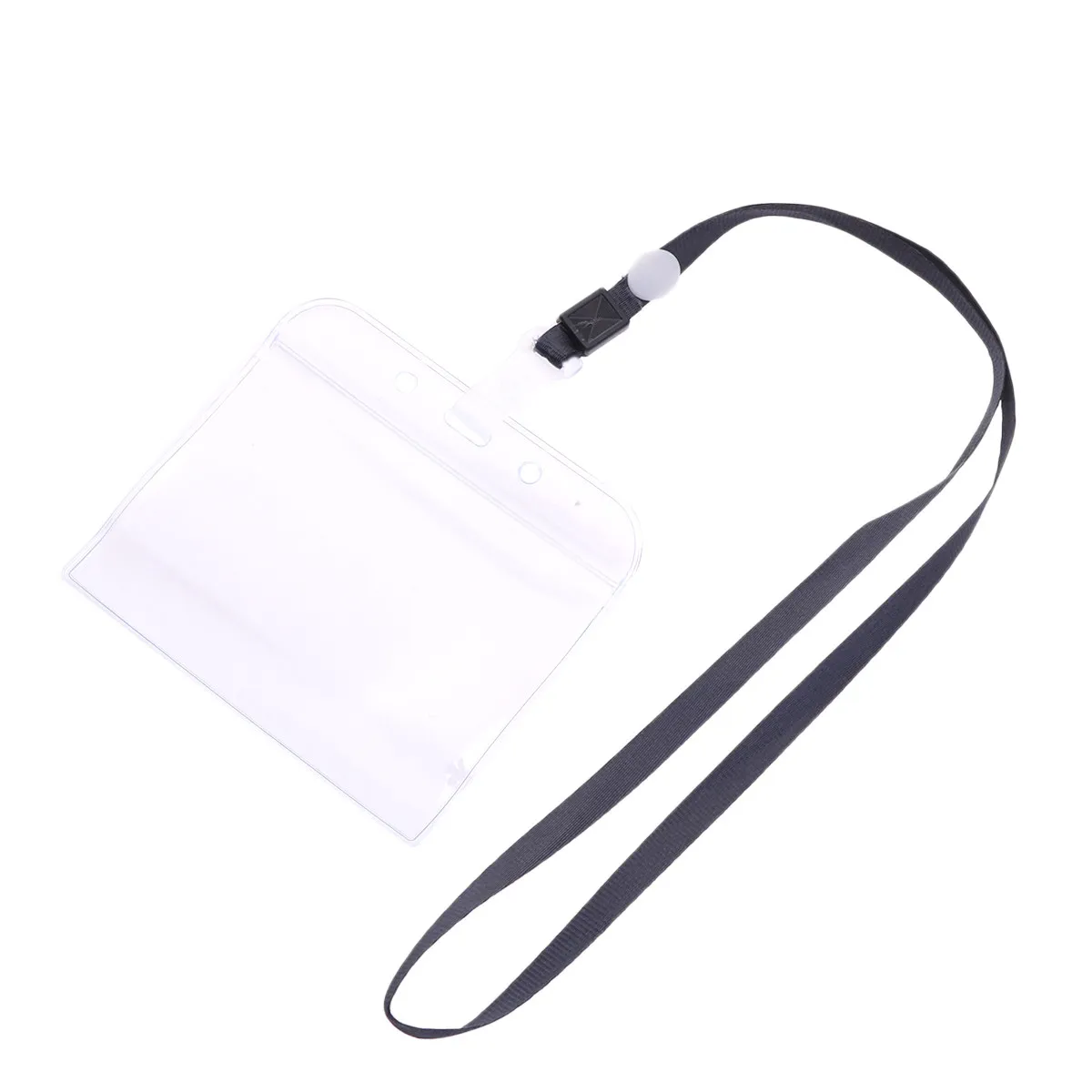 

20Pcs Clear Flexible PVC Waterproof Id Holder Transparent Badge Holder for Conference Exhibition Worker Student