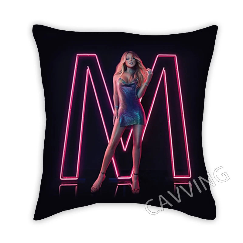 

MARIAH CAREY 3D Printed Polyester Decorative Pillowcases Throw Pillow Cover Square Zipper Cases Fans Gifts Home Decor