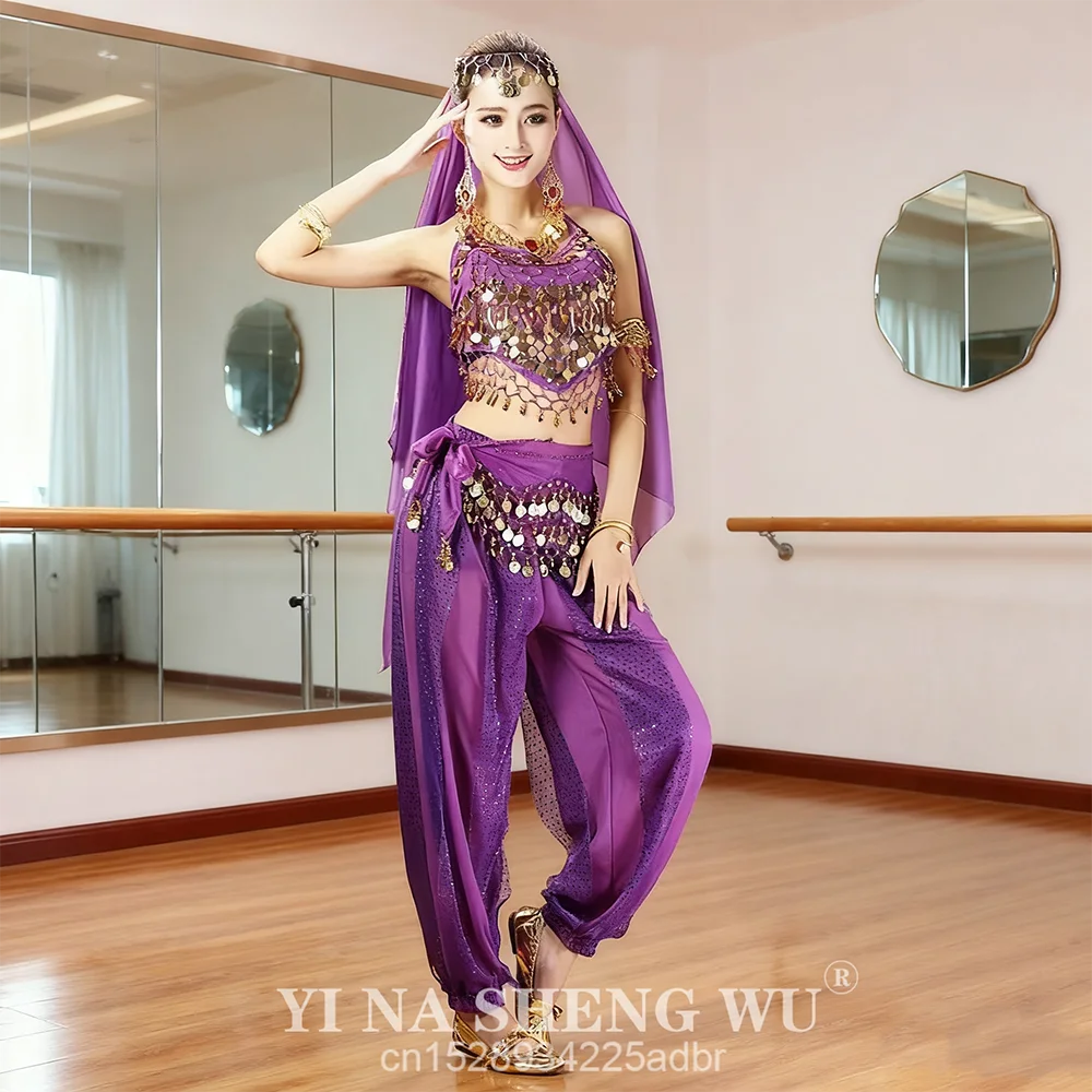 6 stks Buikdans Kostuums Te Koop Broek Vrouwen Bollywood Indiase Egyptische Buikdans Dans Plus Size Voor Volwassen Voor Vrouwen kostuum