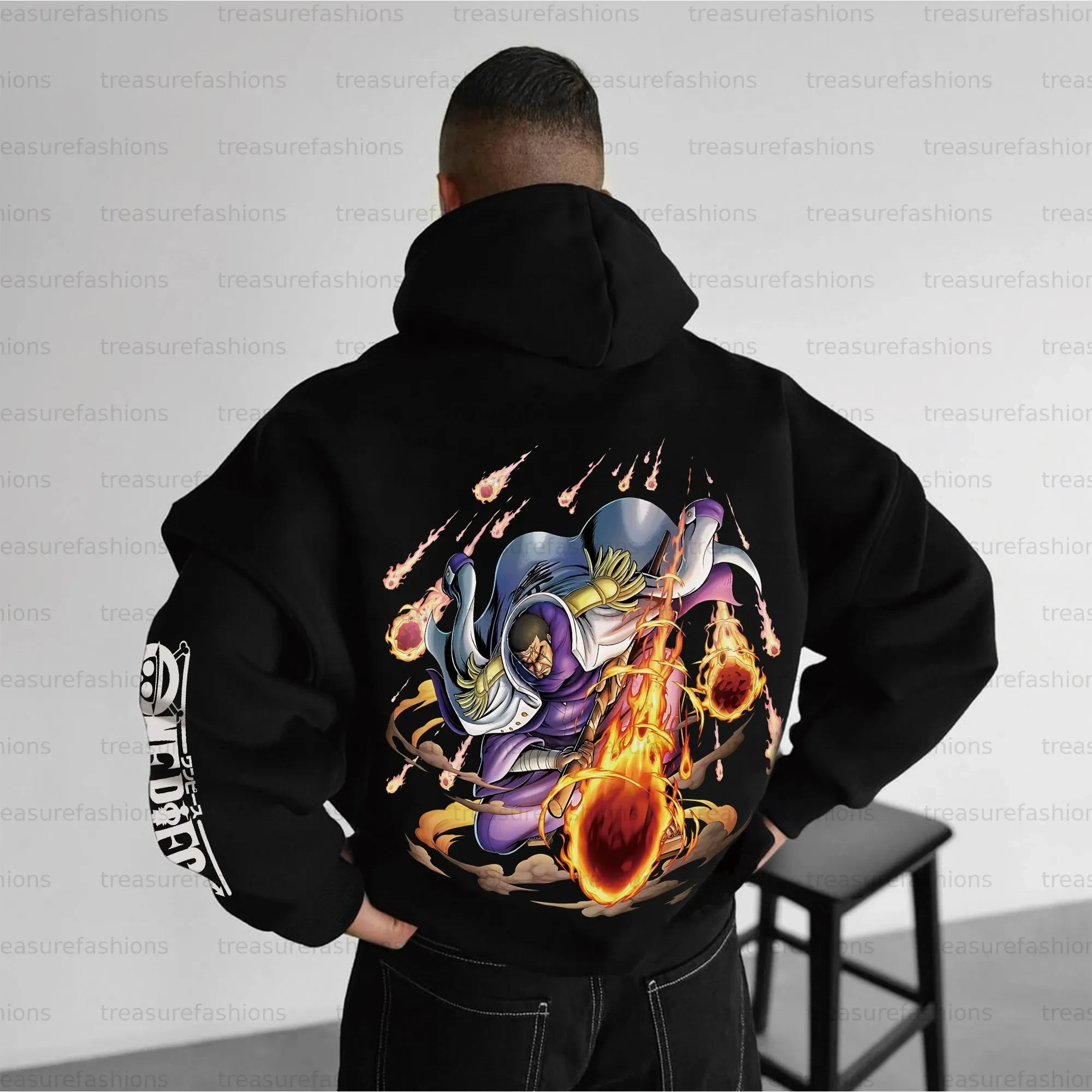 

ONE PIECE Parent-child Clothing Autumn Winter Japanese Hot-blooded Anime Classic Characters Comfortable Hoodie Men's and Women's