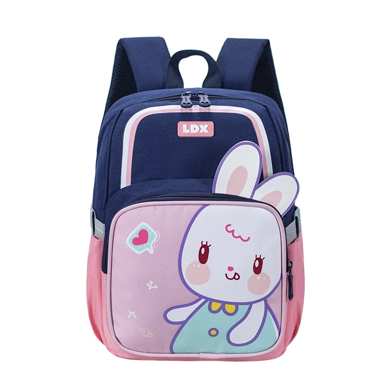 Cute Cartoon Little Lion Backpack, saco de redução de carga leve, proteção contra a espinha, mochila infantil para meninos e meninas