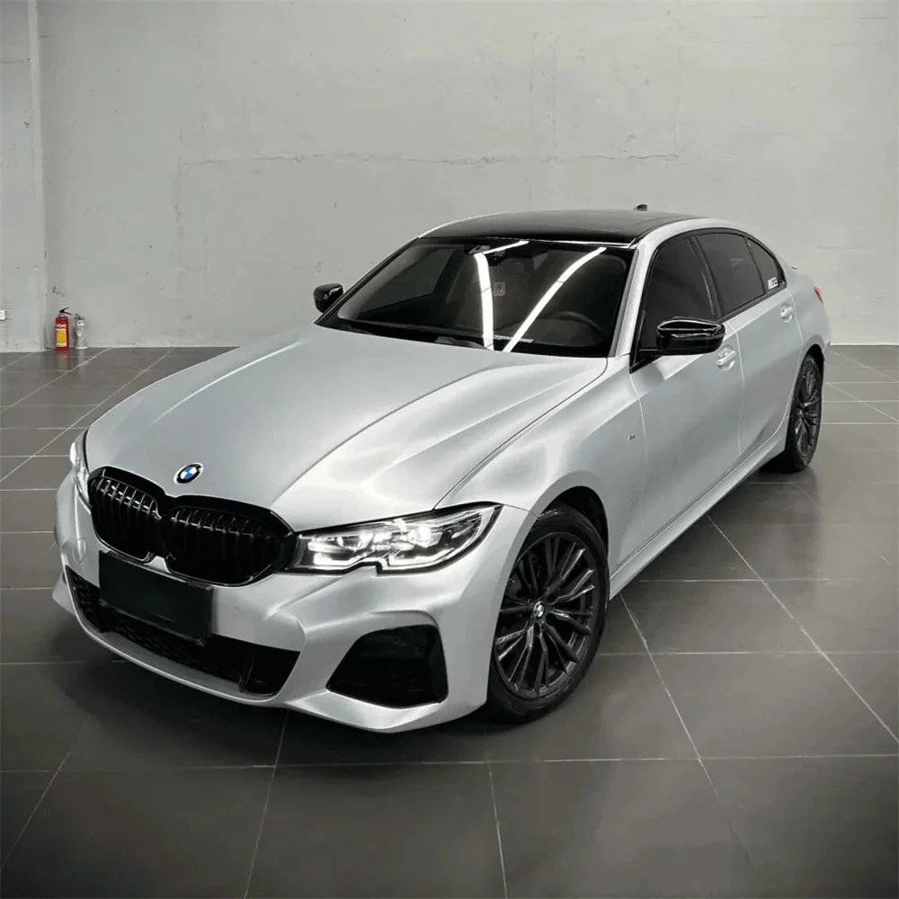 Mehrere Farben Ice Metallic Matte Chrome Vinyl Car Wrap Film mit Air Release Satin Auto Aufkleber Folie – Detail 4