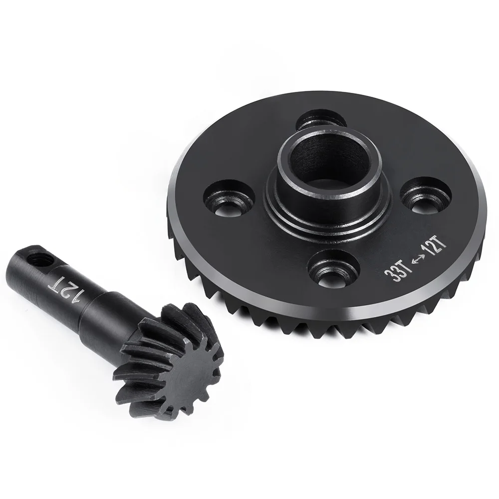 AXSPEED Differential Axle Steel Gears Helical Gear 10/35T 11/34T 12/33T for 1/10 RC Crawler TRX4 TRX6 Parts