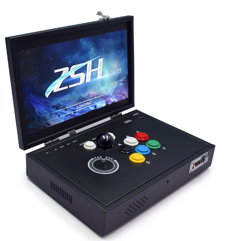 14 Inch LCD Pandora Box ZSH 23000 in 1 Arcade Console Portable PCB Board Fight Joystick Retro Video Game Machine