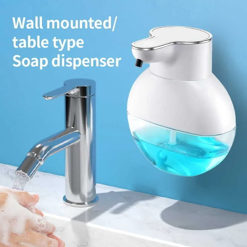 Infrared Induction Modern Smart Convenient Contactless Efficient Wall-mounted Soap Dispenser Foaming Soap Dispenser Hand Hygiene