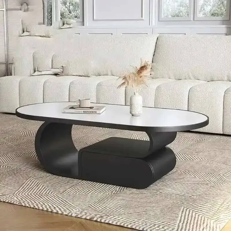 Luxury Trendy Modern Aesthetic Coffee Table Nordic Design Coffee Table Premium Minimalist Table Basse Salon Home Furniture