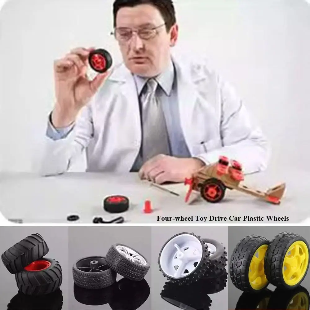 

Новый противоскользящий привод автомобиля, пластиковые колеса, черные аксессуары, внедорожные резиновые шины, детали для игрушек «сделай сам», мини-четырехколесные резиновые колеса