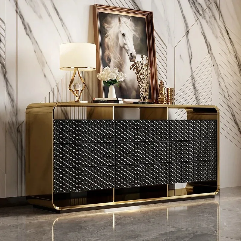 

Luxury Fashion Arch Cabinets Furniture Living Room Sets Display Showcase Salon Bedroom Chest Ofs Drawer Storage Box Morden Home