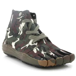 Men Womens High-top Camouflage Five Toe Shoes Outdoor Running Fitness Sports separate toes Shoe 5 Toes Walking Hiking Sneakers