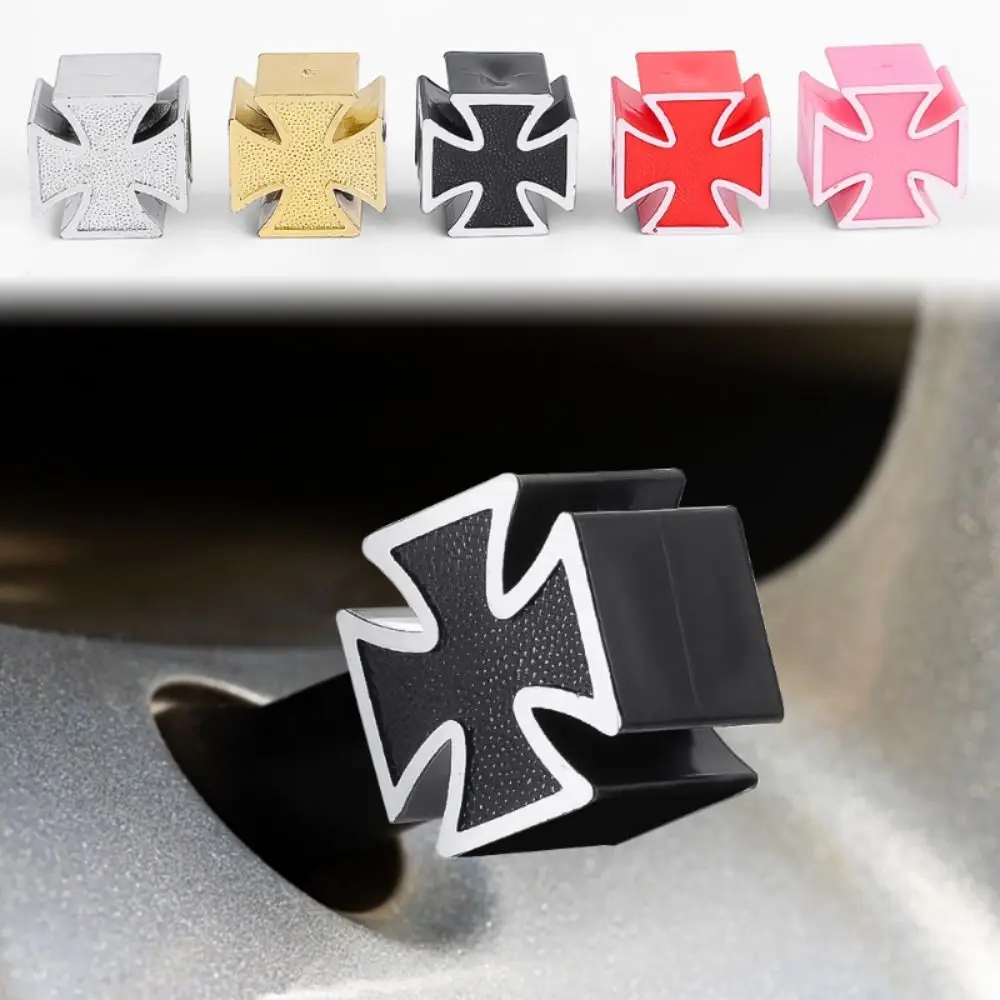 Riding Decoration Electric Scooter Cross Style Tyre Accessories Dust-proof Cover Protective Cover Valve Stem Cap