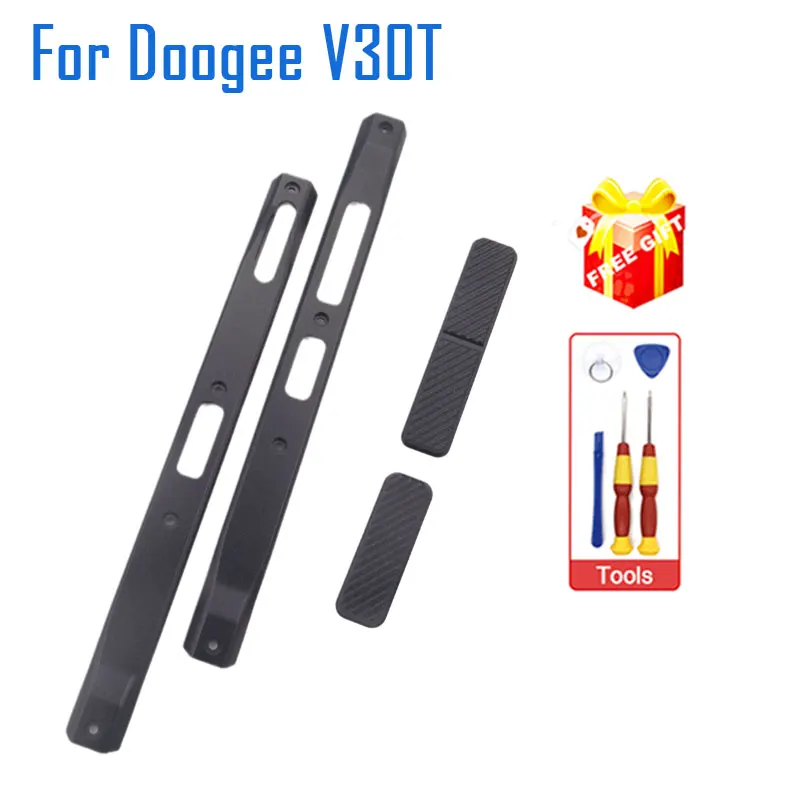 New Original DOOGEE V30T Rear Cover Middle Frame Shell Left and Right Decorative Volume Custom Button Accessories For DOOGEE V30