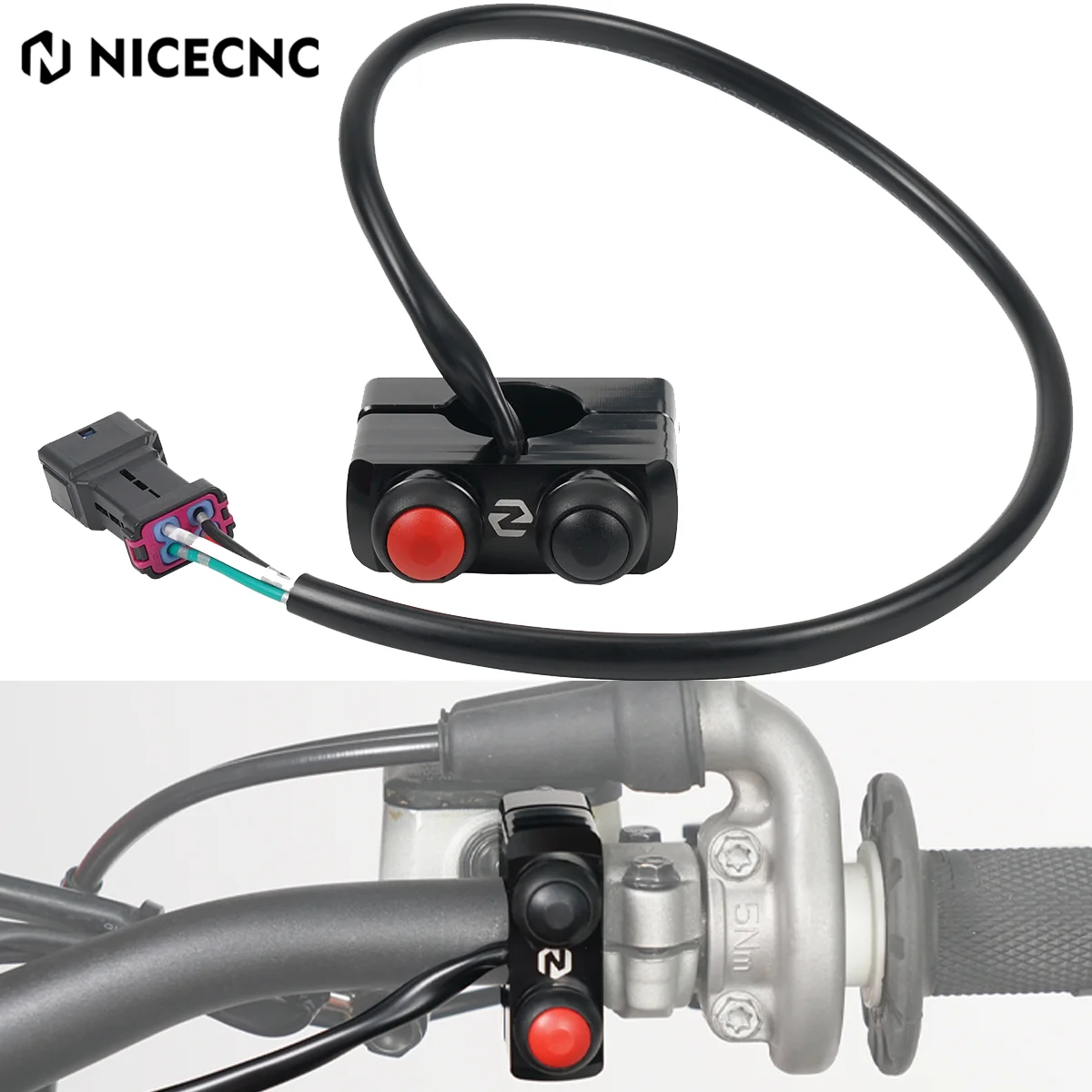 

For 2025 2024 GasGas EC300 EC250 EX EC MC 250 300 250F 350F 450F ES EW NICECNC Motorcycle Engine Start Kill Stop Switch Button