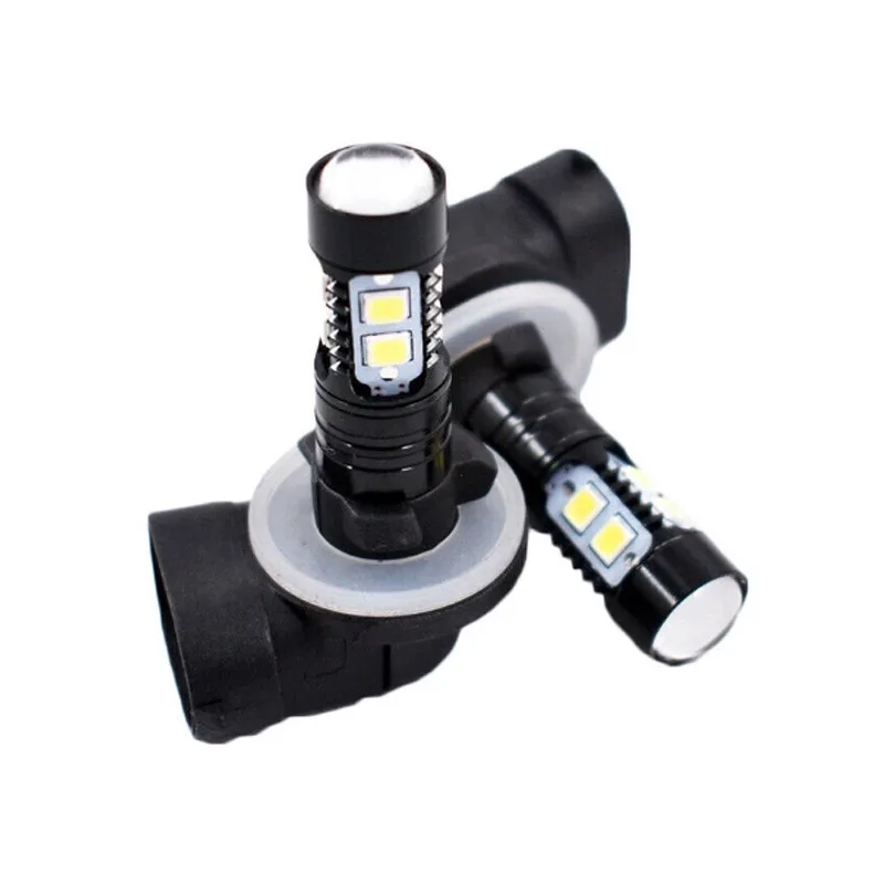 

880 881 H27 LED Car Bulbs 12V 50W 6000K Fog Lamp Retrofit Universal Fit 10SMD 2035 Chips Headlight