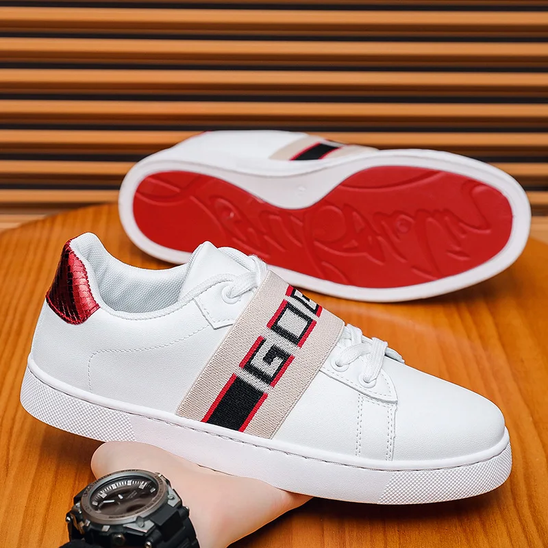 

Men's Sneakers and Casual Shoes Light Comfortable Breathable Board Shoes for Man Fashion Leather Man's Shoes Zapatillas Hombre