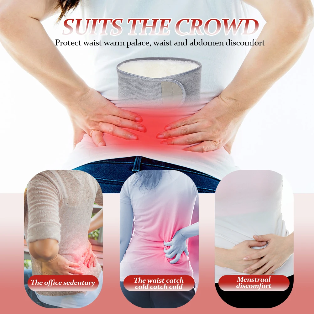 

Reusable Waist Belt Warm Household Kidney Band Winter Supply Daily Use Waist Support Back Protector Household Kidney Belt