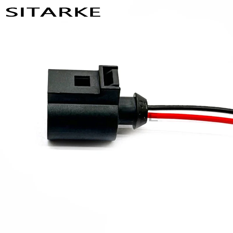 

1 Set 2 Pin Automobile Electrical Wire Harness Plug 1.5 mm Female Car Waterproof Cable Connector 1J0973702 For VW Audi