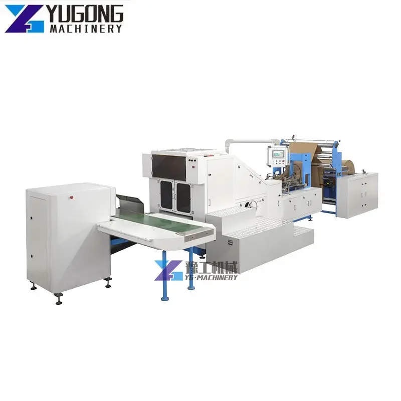 High Speed Paper Bags Making Machines Factory Price IScientific Process Paper Bags Making Machine Second Hand