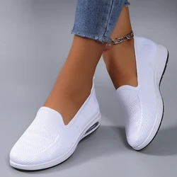 Spring new women's sports shoes, fashionable, breathable, lightweight, non-slip, wear-resistant, casual sports shoes, flat shoes