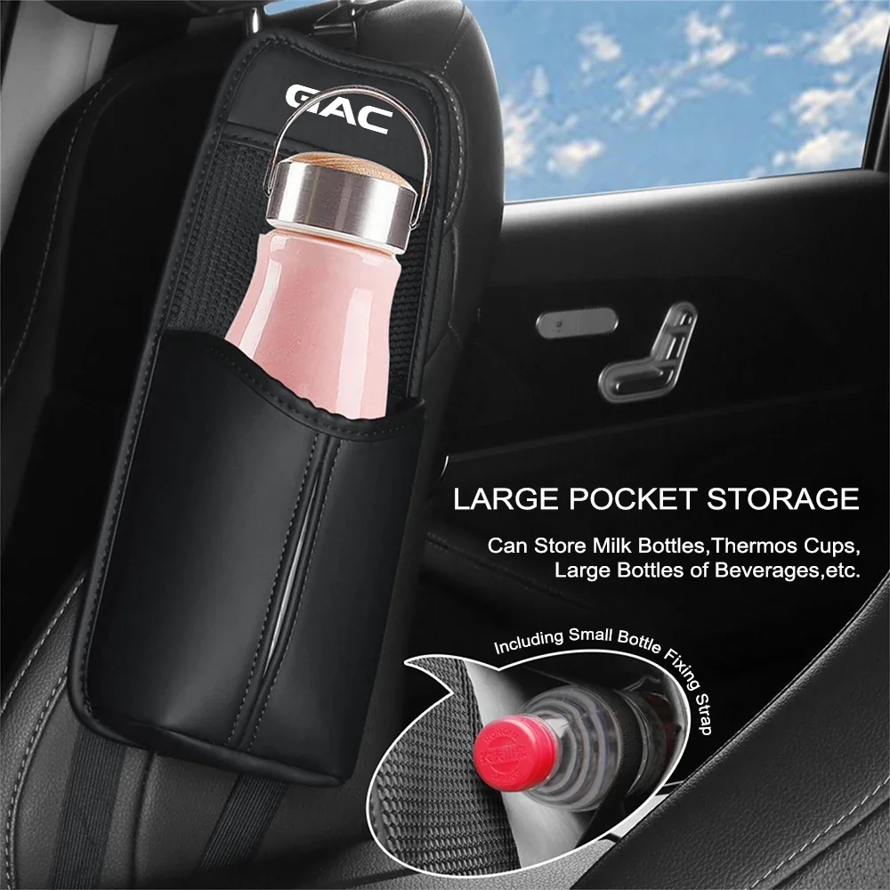 Car Seat Side Organizer Auto Seat Storage Hanging Bag With Paper Towel Outlet For GAC Trumpchi Aion GS8 GS4 GS3 Empow GS5 Coupe