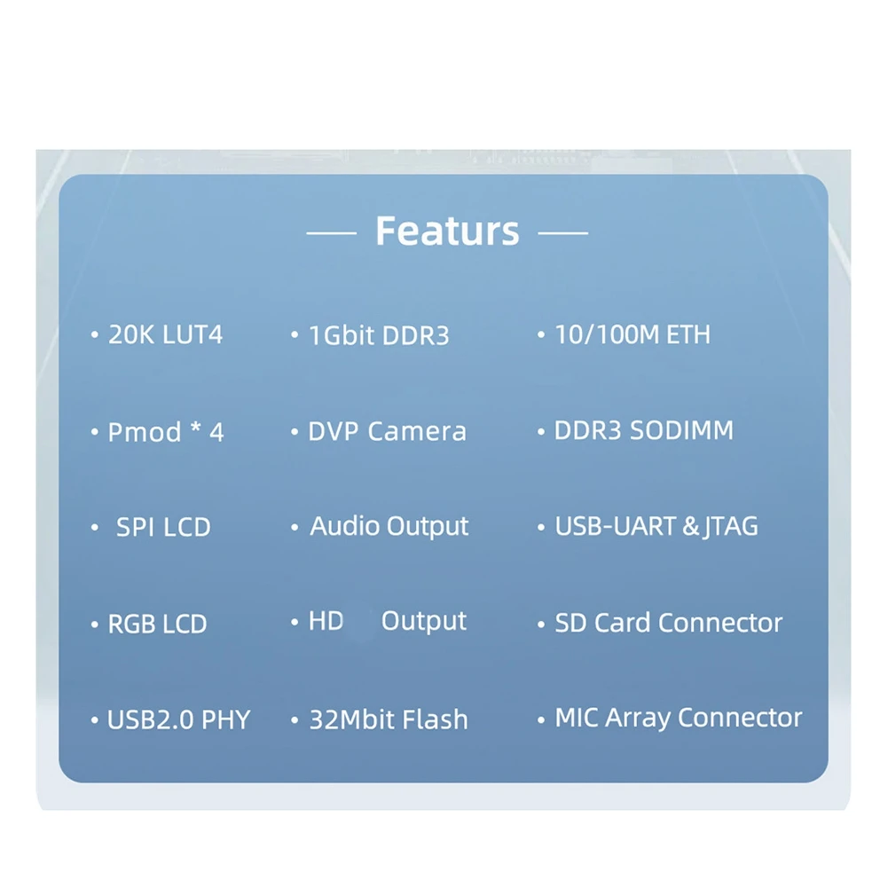 

Superb For Sipeed Tang Primer 20K Core Board 128M DDR3 GOWIN GW2A FPGA GoAI Core Board Minimum System