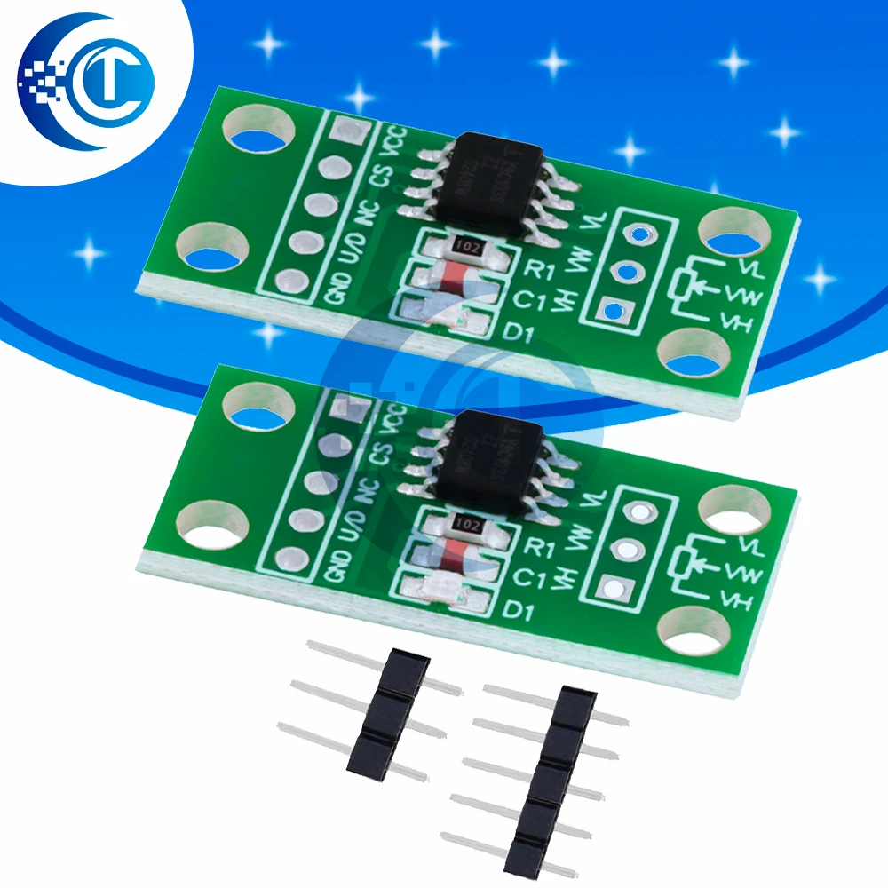 X9C103S X9C503S 10K/50K Digital Potentiometer Board Module DC3V-5V for Arduino