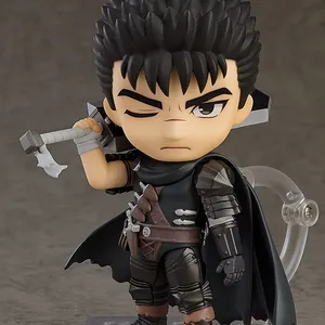 شخصية الحركة Berserk Q Version ، نموذج المبارز الأسود ، دمى الأنيمي ، التمثال ، السيف ، الرياح ، الأسطورة ، # 2134 أفضل 12 مبيعات بالحجم الطبيعي الشجاعة السيف - No1