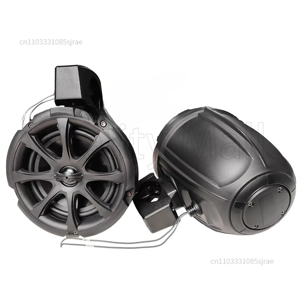 Outdoor Waterproof 100W Boat Speaker with Light Emitting Diode Music Light Marine BT Speaker IPx6 high fidelity audio