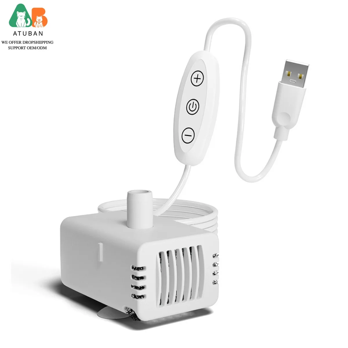 

Модернизированный сменный насос ATUBAN для фонтана для домашних животных, фонтана для кошек, диспенсера для воды для собак, ультра тихий, длительный срок службы, водяной насос