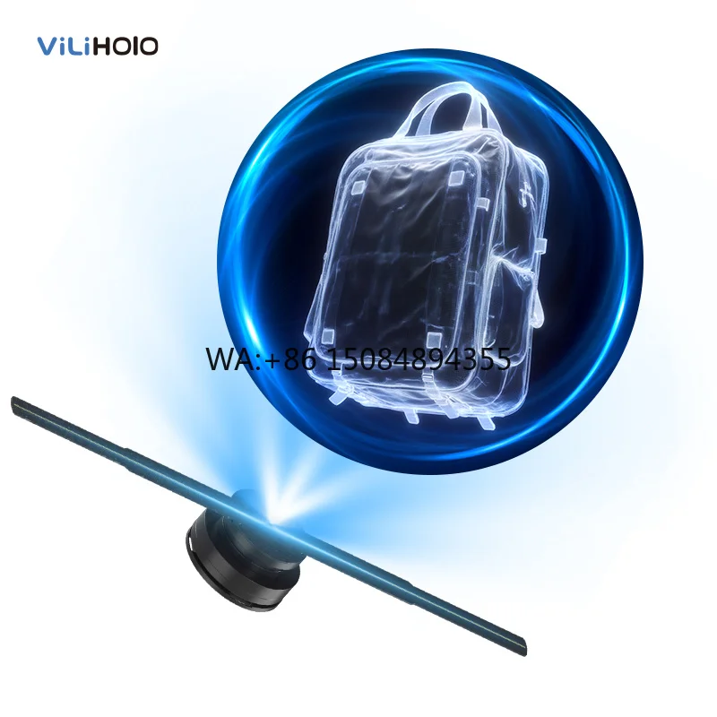 

Hologram Projector 42CM 3D Fan With 384 LED Beads Ultra Clear High Definition Display Screen for Advertising Light Box Signage