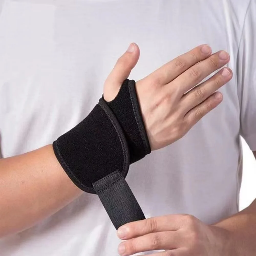 1PC Adjustable Wrist Brace for Carpal Tunnel & Tendinitis Pain Relief – Sport Support Wrap for Arthritis & Sprains