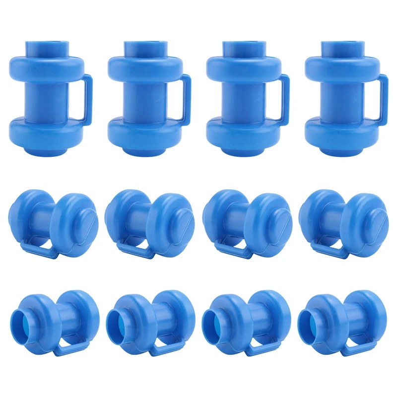 

12 Pcs Trampoline Caps 25 Mm,Trampoline End Caps For Attaching The Safety Net To The Net Poles Of The Trampoline
