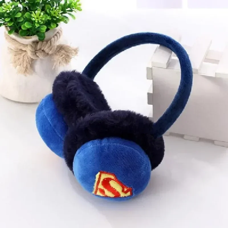 Enfant mignon Avenger araignée créatif oreille plus chaud dessin animé enfants hiver chaud en peluche Anti-gel cache-oreilles couverture pour cadeaux pour enfants