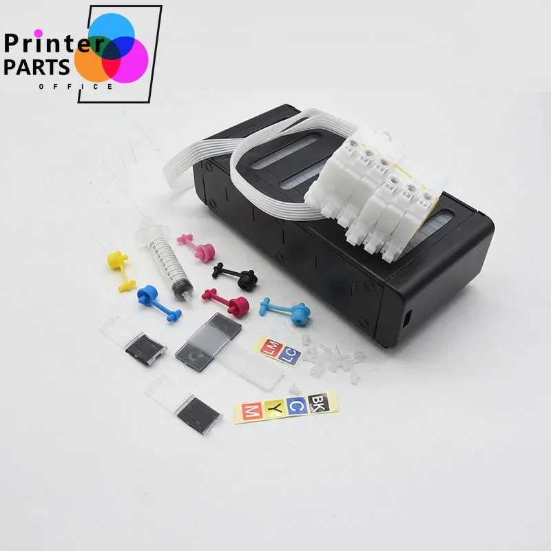 1X Grade A 6 Colors Continuous Ink Supply System for Epson L800 L801 L805 L810 L850 L1800 L1300 CISS