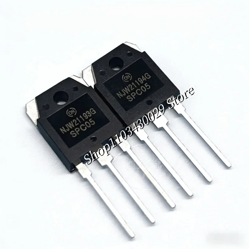 5 أزواج (10 قطعة) جديد الأصلي NJW21193G NJW21193 + NJW21194G NJW21194 TO-3P 16A 250V 200W NPN + PNP