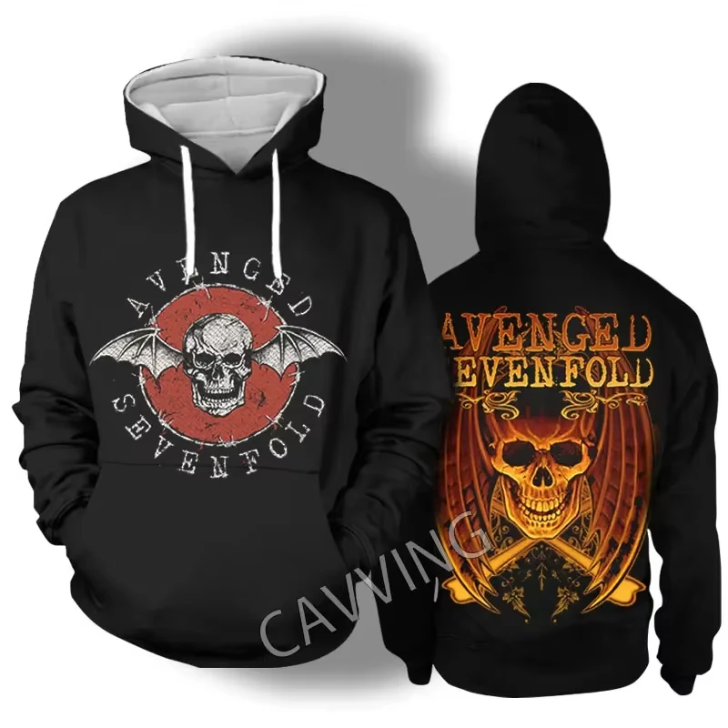 Толстовка с капюшоном в стиле рок-альбом Avenged Sevenfold Band, толстовки с 3d принтом для мужчин и женщин, модный спортивный костюм, мужская одежда, пуловер для вечеринки