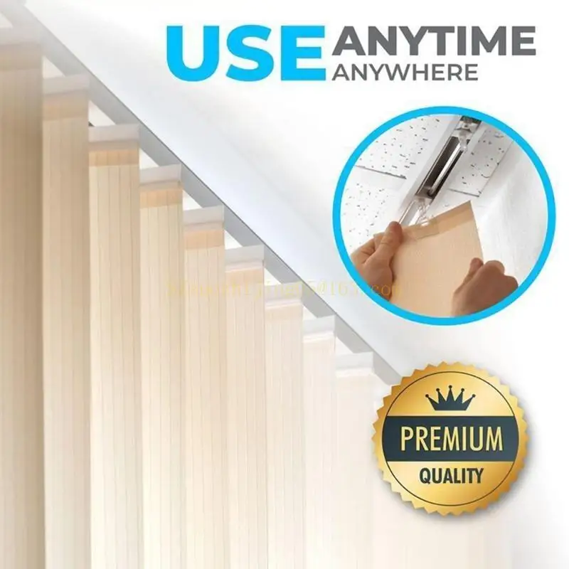 Vertical Blind Replacement Slats Repair Set Simple Window treatments Solution Easy to Use Window Shade Fixing Strips best sale