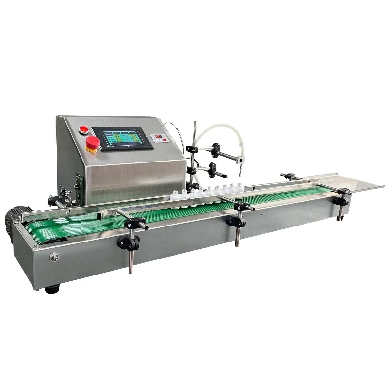 Desktop automatic single nozzle peristaltic pump, liquid filling machine 1.5L flow bottle and spray pocket