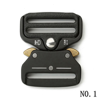 38mm Quick Release Tactical Buckle Set Automatic Metal Male Belt Buckle Zinc Clip Adjustable Men Buckl For Belt