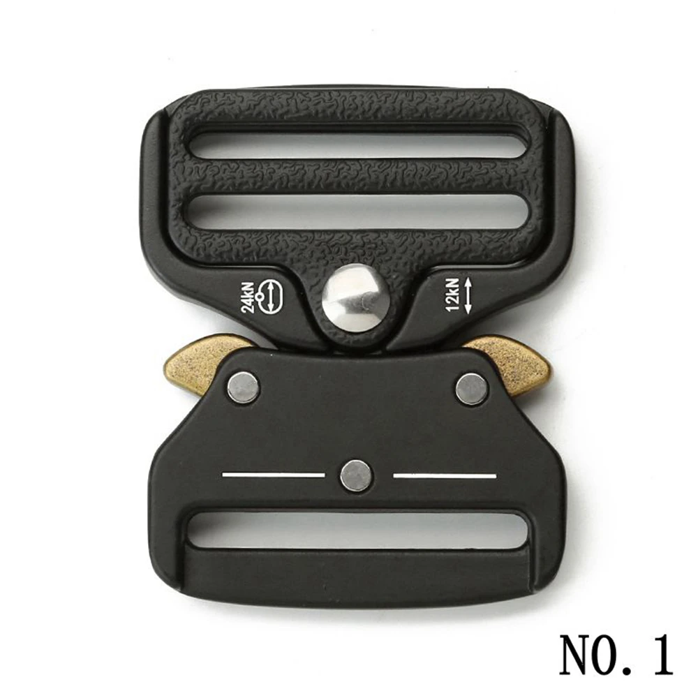 38mm Quick Release Tactical Buckle Set Automatic Metal Male Belt Buckle Zinc Alloy Clip Adjustable Men Buckl For Belt