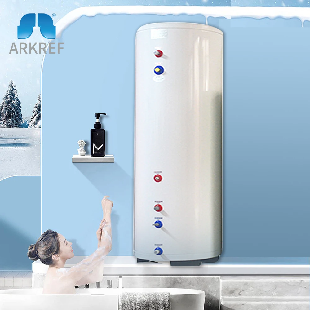 150L All-in-One Heat Pump Water Heater Air Source System 3kw Home Pool Hotel Hot Water Heating Unit Energy Saving Outdoor Water