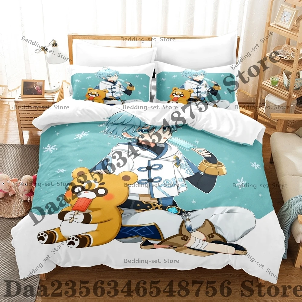 

Personality Game Fans Chongyun New Bedding Set 3D Print Bed Set Bedroom Decor Gift Idea For Kids Adults Personality conjuntos de