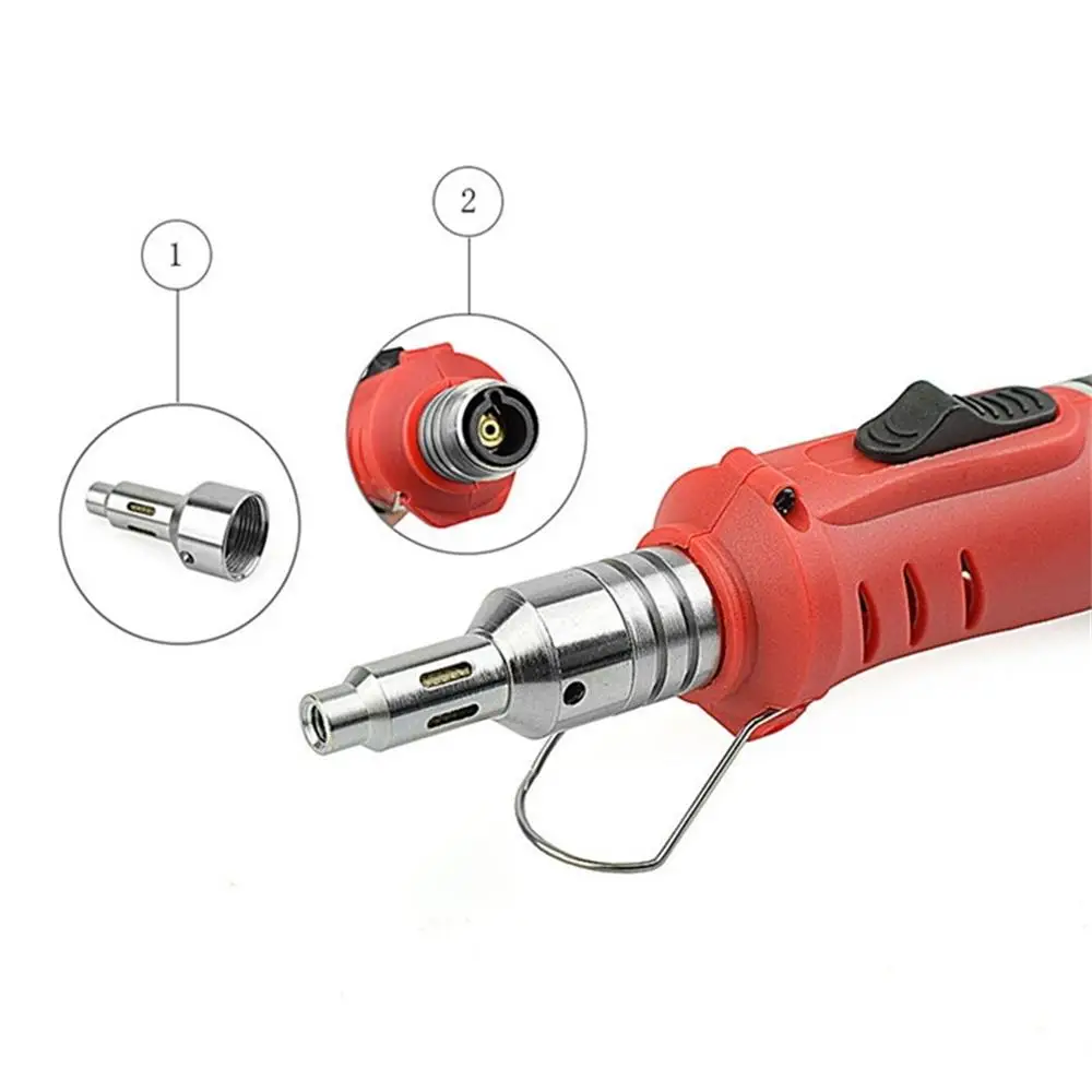 10PCS HS-1115K Multi-function Butane Gas Soldering Iron Cordless Solder Welding Torch Tool Kit